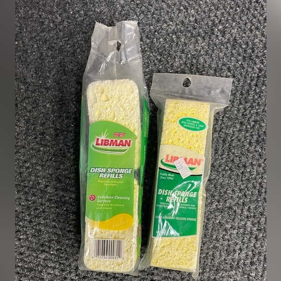 Lot of 2 Libman Dish Sponge Refills Extra Absorbent 2 Per Pack 4 Total sponges - Picture 1 of 6